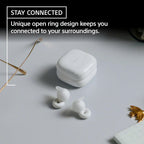 Sony WFL910W.UC LinkBuds Open Wireless Earbuds White