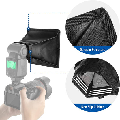 Neewer 10018281 Universal Flash Diffuser Softbox 6"x5"