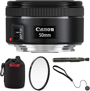 Canon 4332021863 EF 50mm f/1.8 STM Lens Essentials Kit