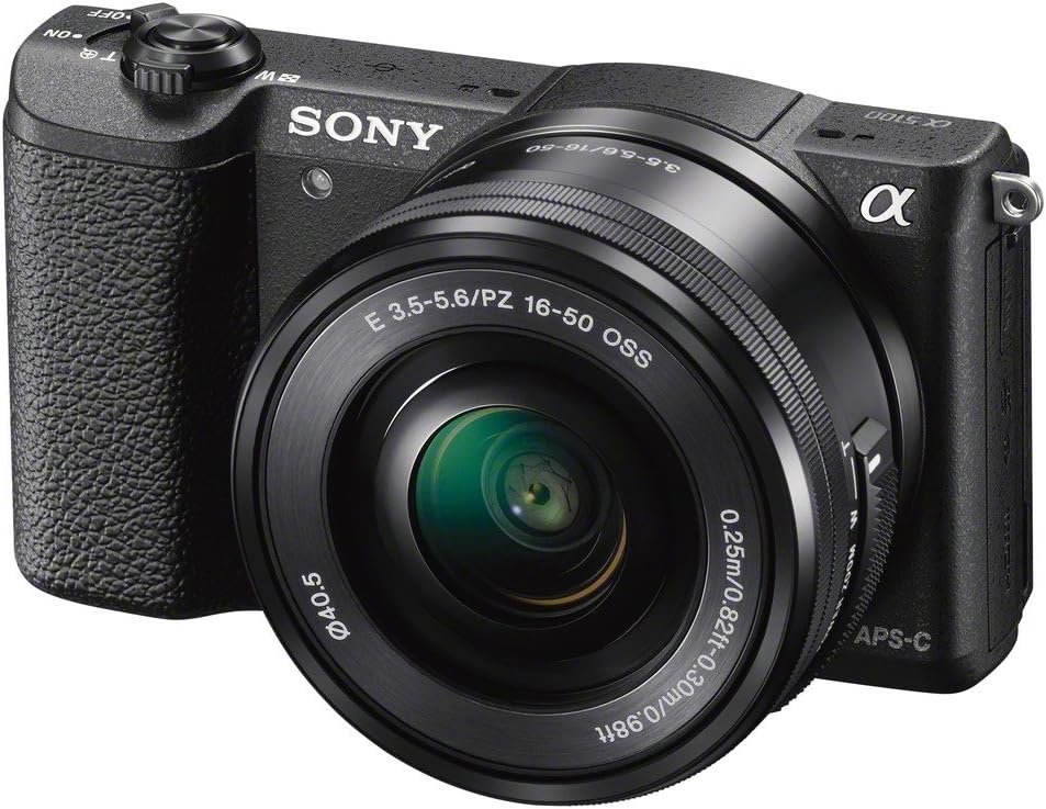 Sony ILCE5100L/B a5100 16-50mm Mirrorless Camera (Renewed)