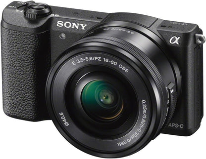 Sony ILCE5100L/B a5100 16-50mm Mirrorless Camera (Renewed)