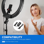 Neewer NW-150480D2 15V Ring Light Power Adapter