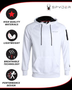 Spyder Fitted Performance Tech Fleece Hoodie - Men's Active Sweatshirt