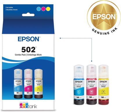 Epson T502520-S 502 EcoTank Ink Color Combo Pack