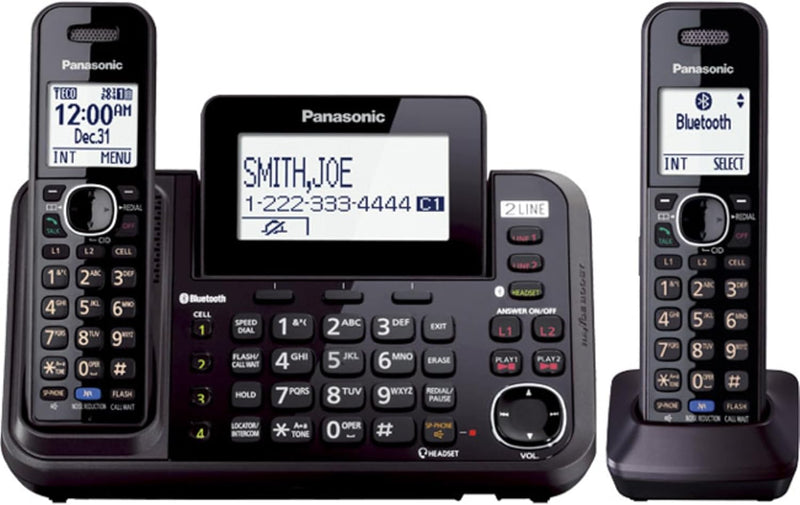 Panasonic KX-TG9542B 2-Line Cordless Phone System — main product image