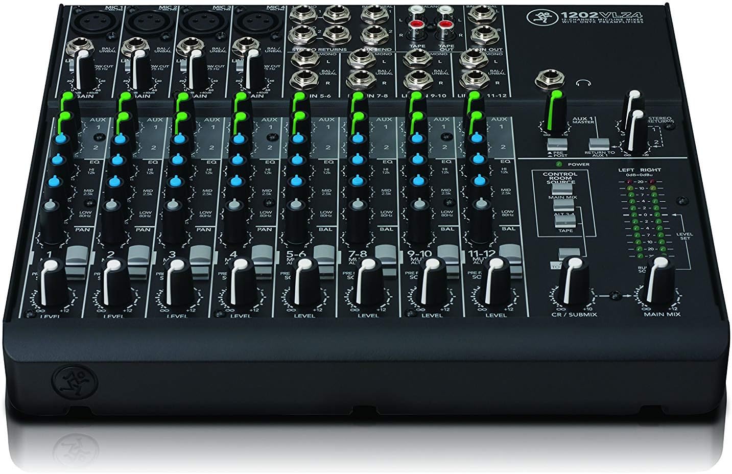 Mackie 1202VLZ4 12-Channel Compact Audio Mixer