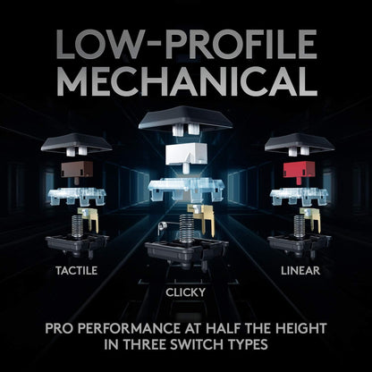 Logitech G915 Tenkeyless Lightspeed RGB Gaming Keyboard Renewed