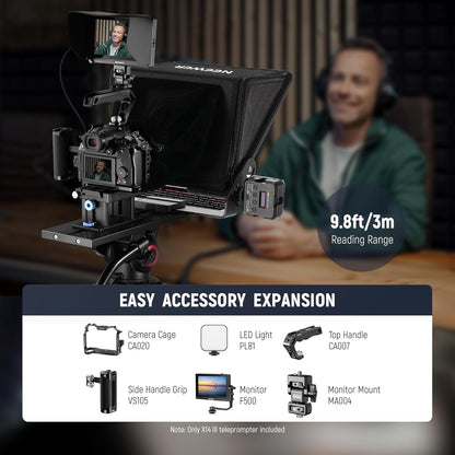 Neewer X14 III Teleprompter with Remote & App Control
