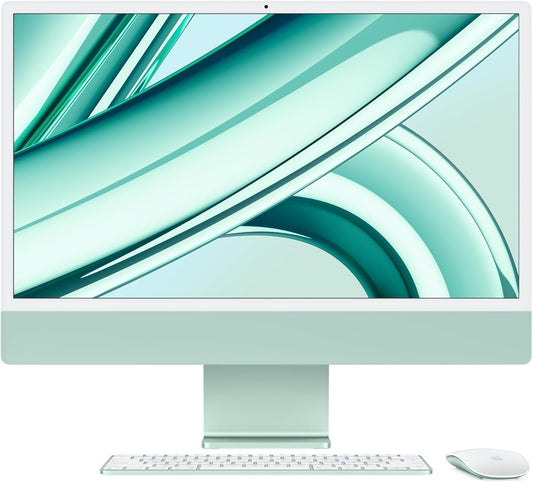 Apple M3 2023 iMac 24-inch All-in-One Desktop - Green