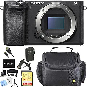 Sony E3SNILCE6300 a6300 4K Mirrorless Camera Bundle
