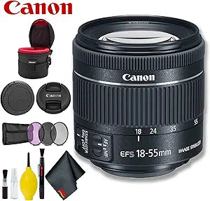 Canon 1620C002 EF-S 18-55mm STM Lens: International Model