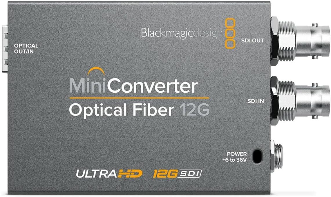 Blackmagic Design CONVMOF12G Mini Converter Optical Fiber 12G
