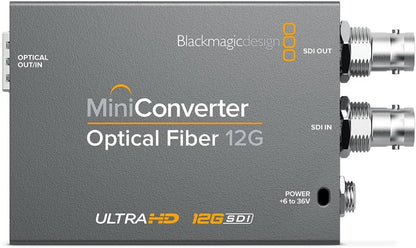 Blackmagic Design CONVMOF12G Mini Converter Optical Fiber 12G