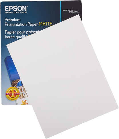 Epson S041257 Heavyweight Matte Paper 8.5x11 50 Sheets