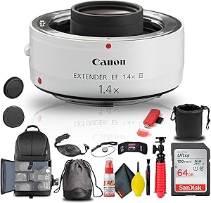 Canon 4409B002 EF 1.4X III Extender Teleconverter Bundle