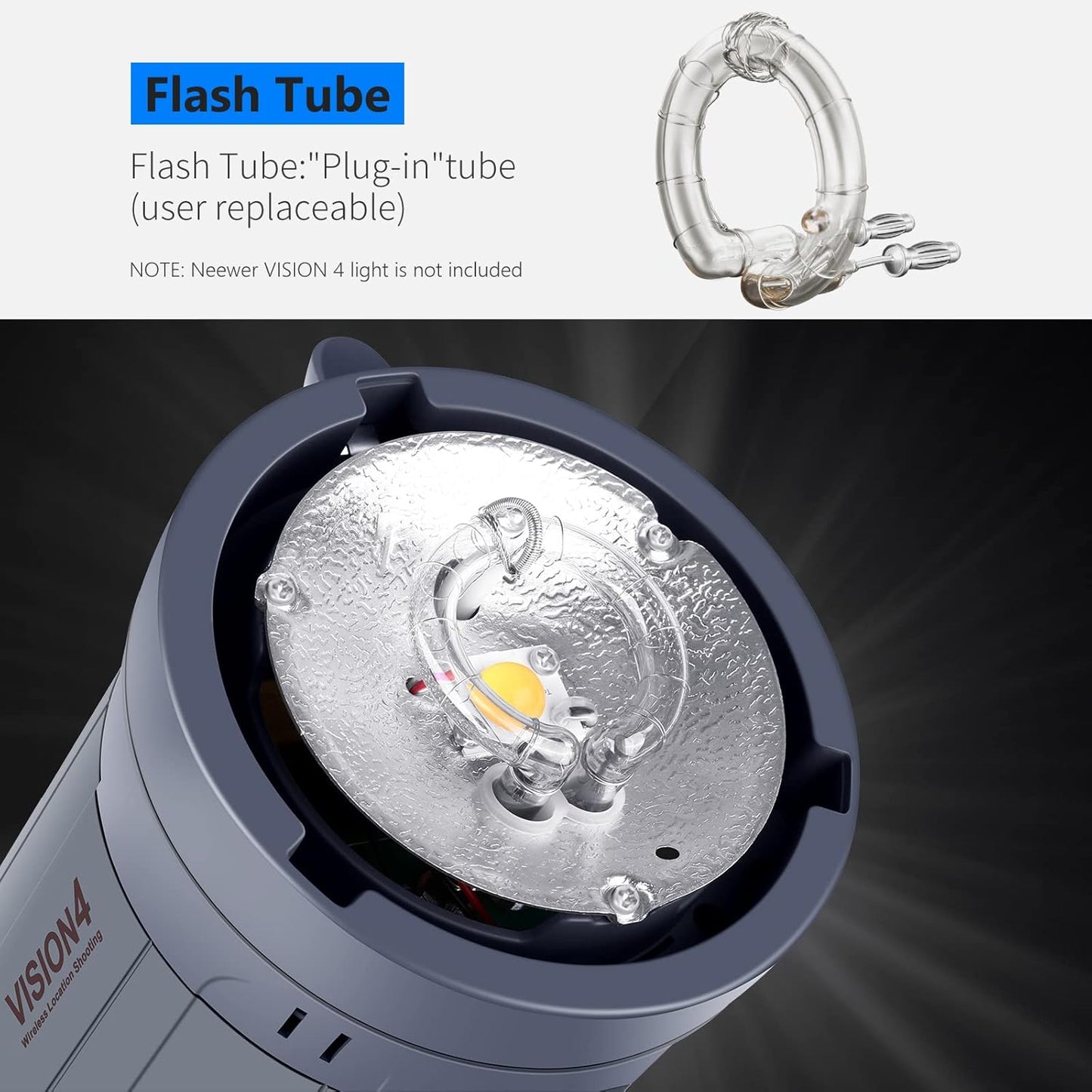 Neewer 10091856 300W Replacement Flash Bulb Tube