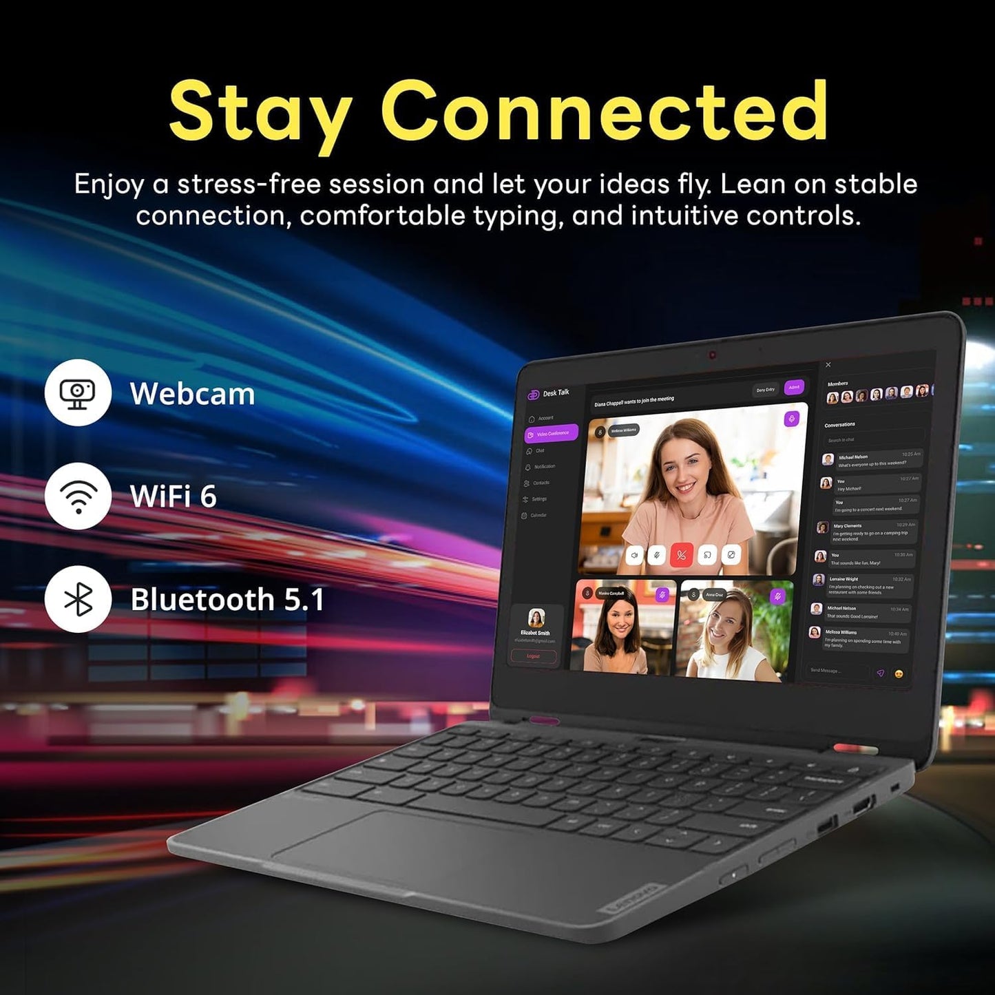 Lenovo 300e Chromebook Yoga 11.6" Touch 2-in-1