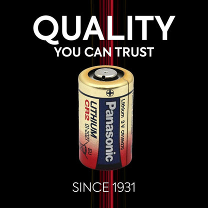 Panasonic CR-2PA/12B CR2 3V Lithium Batteries 12-Pack