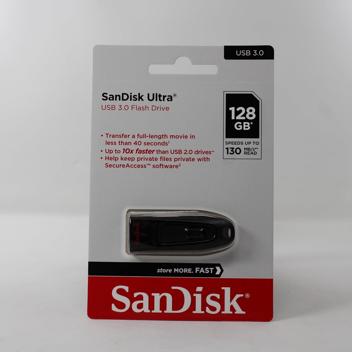 SanDisk SDCZ48-128G-U46 128GB Ultra USB 3.0 Flash Drive