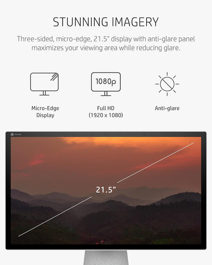 HP Chromebase 21.5" All-in-One - Pentium, 4GB, 128GB SSD, Touchscreen (Renewed)