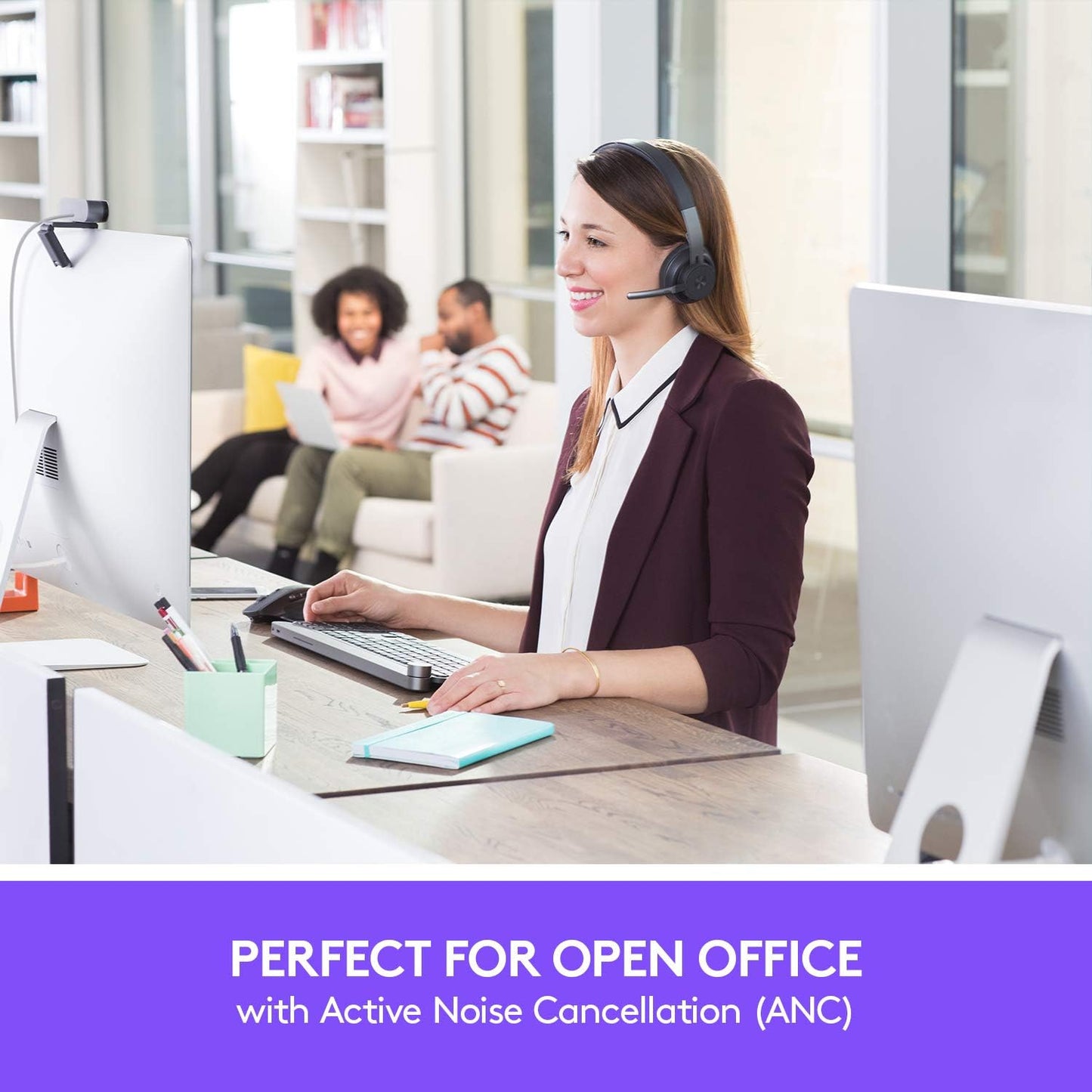 Logitech 981-000797 Zone Wireless Bluetooth Headset