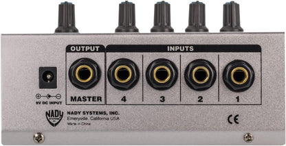 Nady MM141 4-Channel Mono Mini Mixer Portable