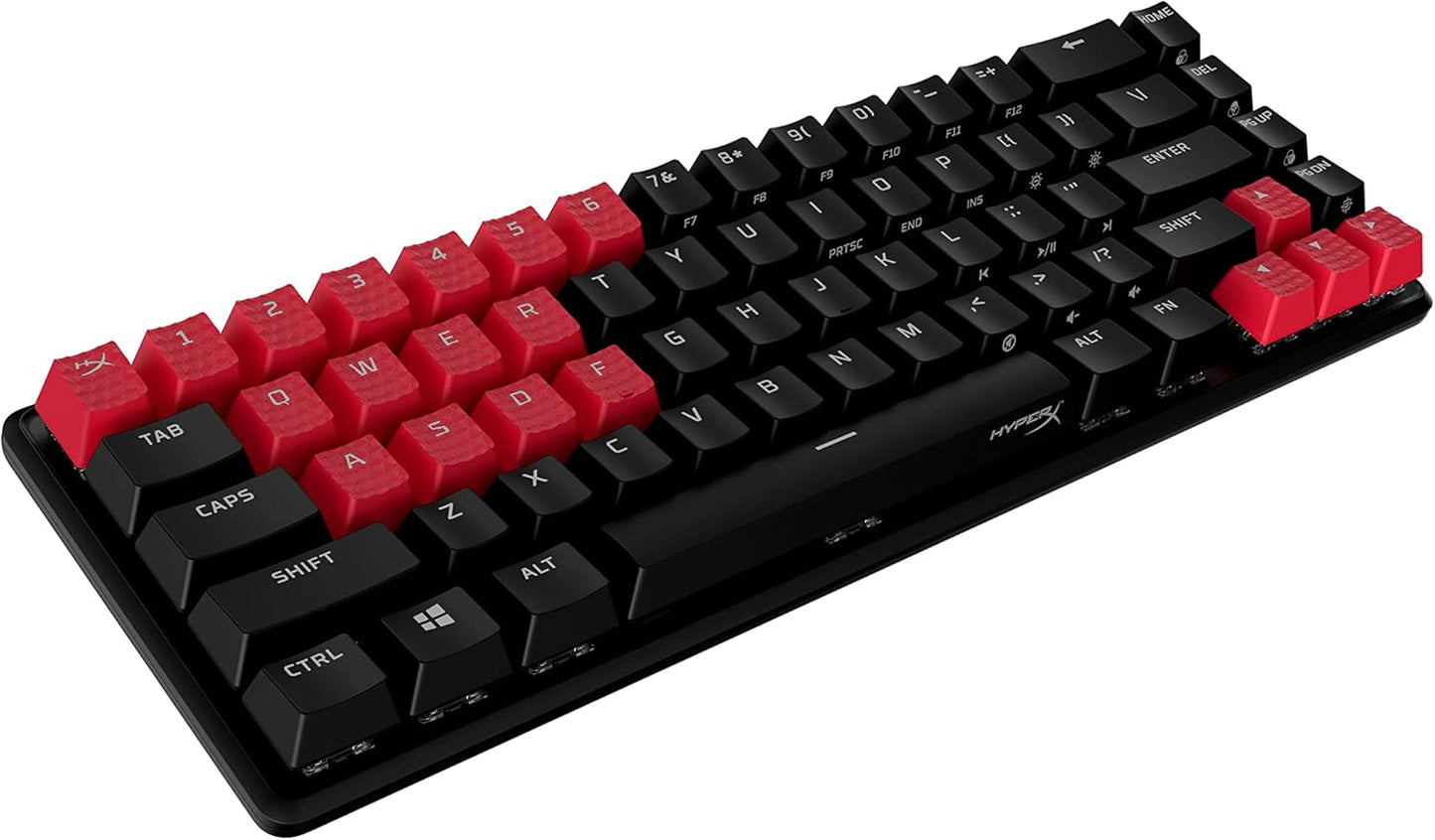 HyperX 519T6AA#ABA Rubber Keycaps - Gaming Accessory Kit - Red