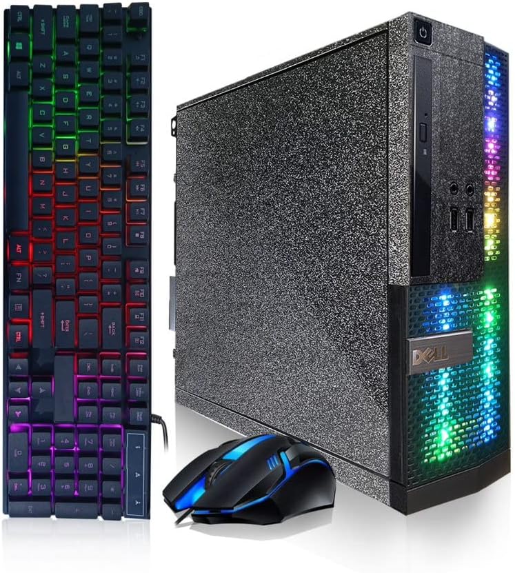 Dell OptiPlex i5 RGB Gaming PC, 16GB RAM, 512GB SSD (Renewed)