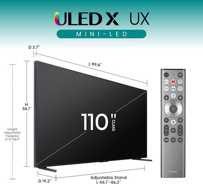 Hisense 110UX 110" Mini-LED ULED X 4K Google Smart TV