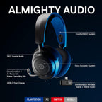 SteelSeries Arctis Nova 7P Wireless Gaming Headset (Renewed)