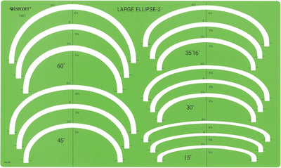 Westcott T-811 Large Ellipse Template Drafting Tool