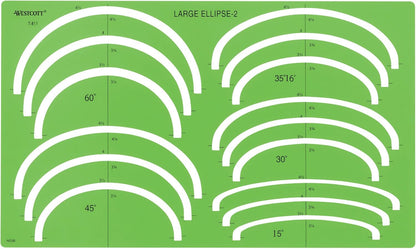 Westcott T-811 Large Ellipse Template Drafting Tool