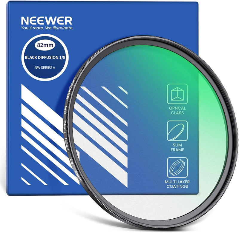 Neewer B0DFT8SNRN 82mm Black Diffusion 1/8 Filter — main product image