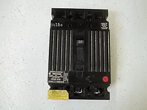 GE Type TED TED134020 20A 3-Pole Circuit Breaker