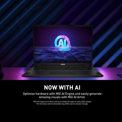 MSI STEALTH18A1019 AI Studio 18" RTX 4080 Gaming Laptop