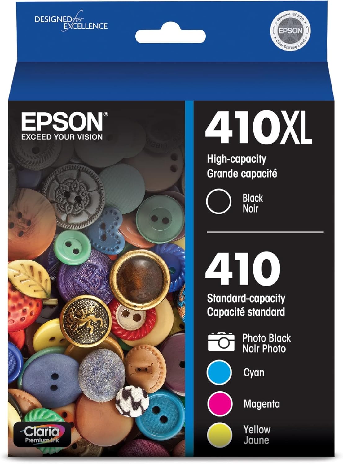Epson T410XL-BCS Claria Premium Ink Cartridge Combo Pack
