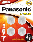 Panasonic CR1620PA/4BL Lithium Coin Cell Battery 4-Pack