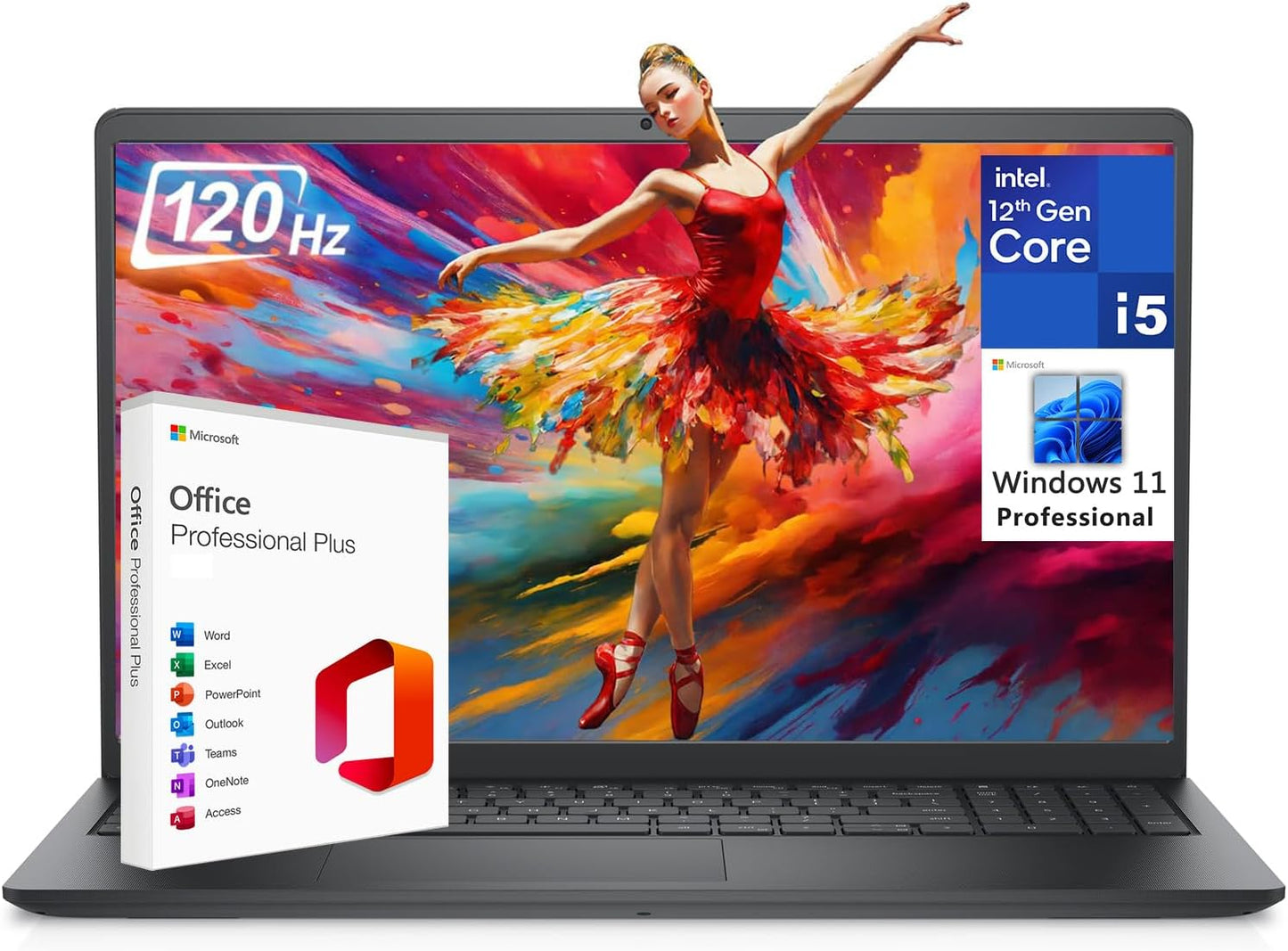 Dell 15 Vostro 15.6" i5 120Hz Business Laptop w/ Office