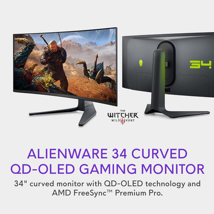 Alienware AW3423DWF 34" Curved QD-OLED Gaming Monitor