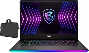 MSI RAIDERGE6712013 RTX 3070 Gaming Laptop Topload Bag