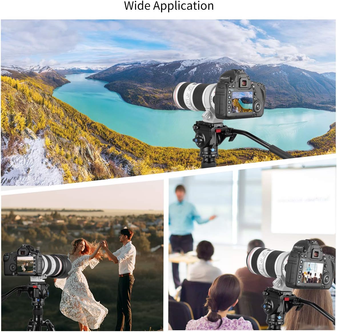 Sirui AM-5V Fluid Video Head Quick Release