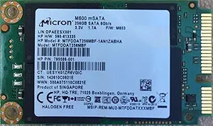 HP 795586-001 256GB mSATA SSD — main product image