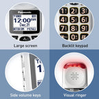 Panasonic KX-TGM420W Amplified Cordless Phone White