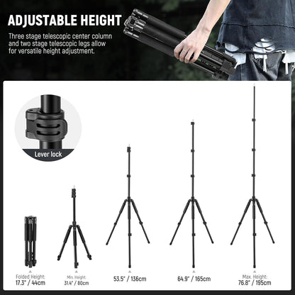 Neewer ST195 Photography Light Stand Adjustable Aluminum