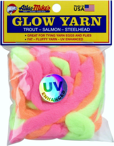 Atlas UV Glow Yarn Premium Fly Tying Material