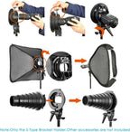 Neewer 90088221 S-Type Bracket Bowens Mount Speedlite