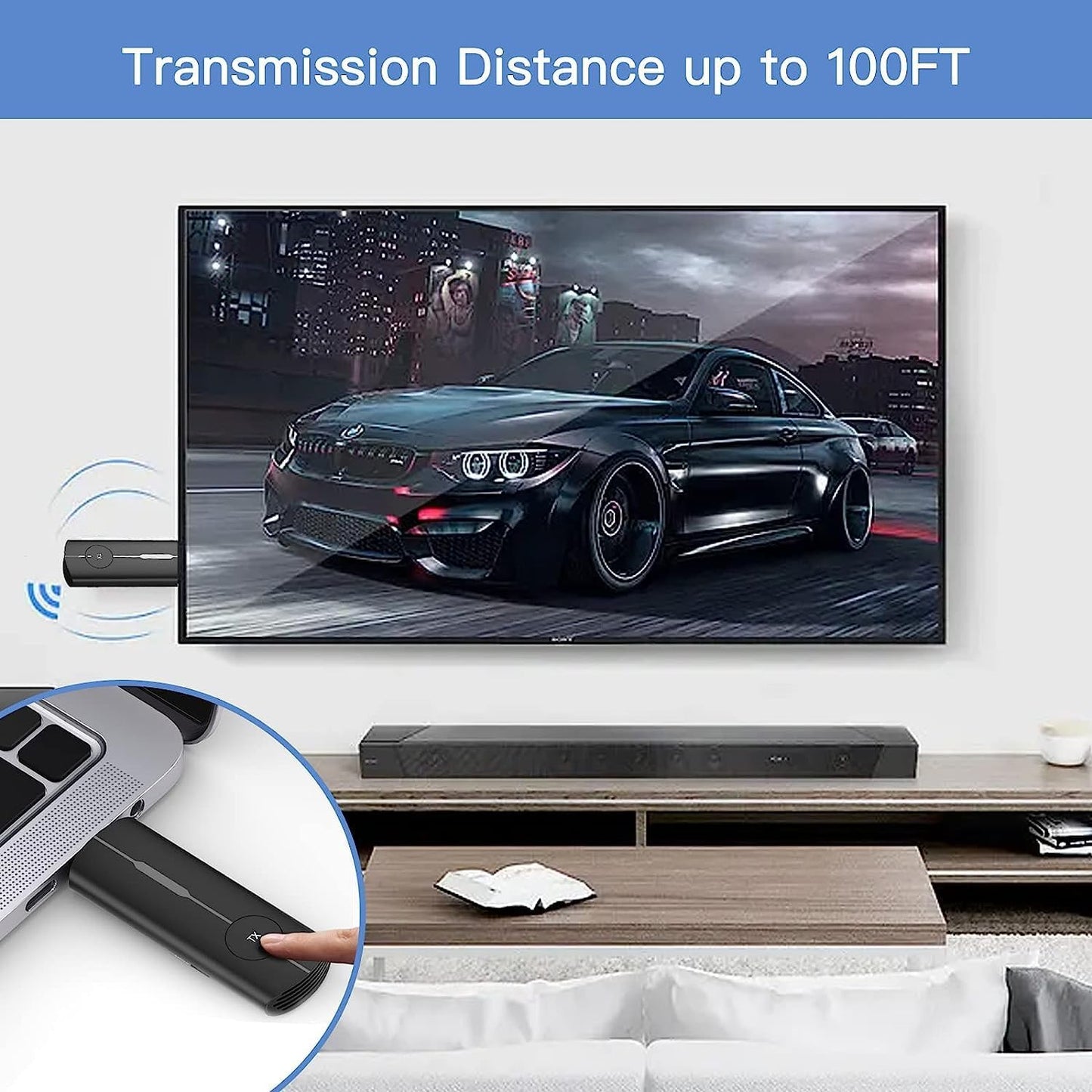SanDisk Wireless HDMI Transmitter and Receiver 4K HD