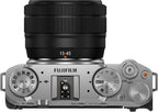Fujifilm 16900771 X-M5 Mirrorless Camera Kit - Silver
