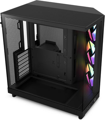 NZXT CC-H61FB-R1 H6 Flow RGB Airflow Mid-Tower Case