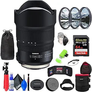 Tamron AFA041N-700 15-30mm f/2.8 Nikon Lens Bundle